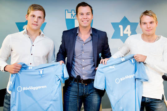 Erik Andersson, Sportchef Daniel Anderssson och Oscar
