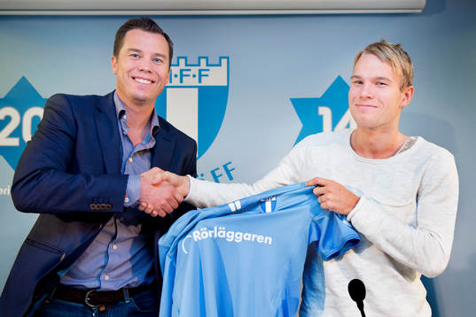 Sportchef Daniel Andersson och Oscar Lewicki som