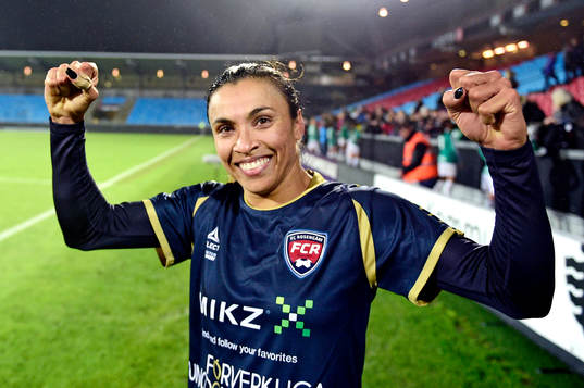 Rosengårds Marta Viera Da Silva jublar