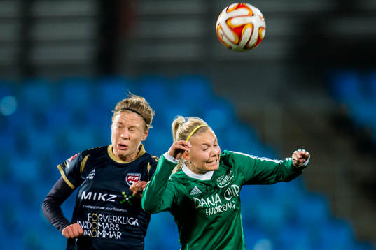 Rosengårds Katrin Schmidt i nickduell med Fortuna