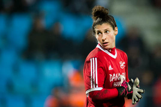 Fortuna Hjørrings målvakt Michelle Botos