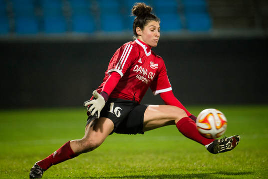 Fortuna Hjørrings målvakt Michelle Botos