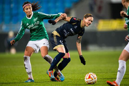 Fortuna Hjørrings Nadia Nadim och Rosengårds Therese