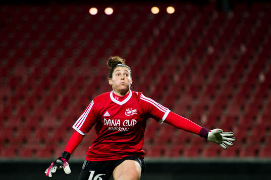 Fortuna Hjørrings målvakt Michelle Botos