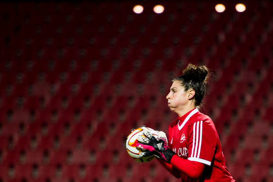 Fortuna Hjørrings målvakt Michelle Botos