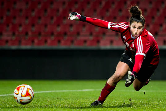 Fortuna Hjørrings målvakt Michelle Botos