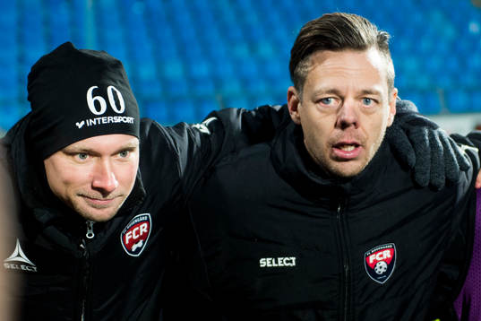 Rosengårds assisterande tränare Daniel Nilsson och