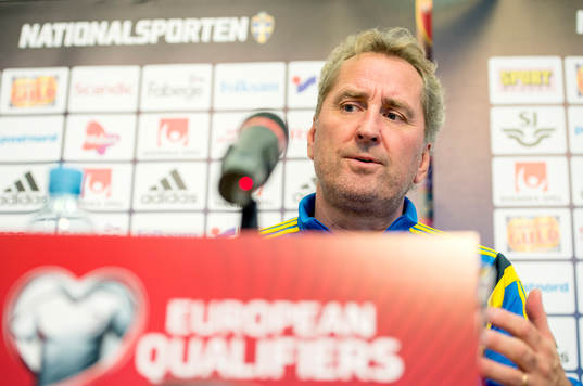Sveriges förbundskapten Erik Hamrén
