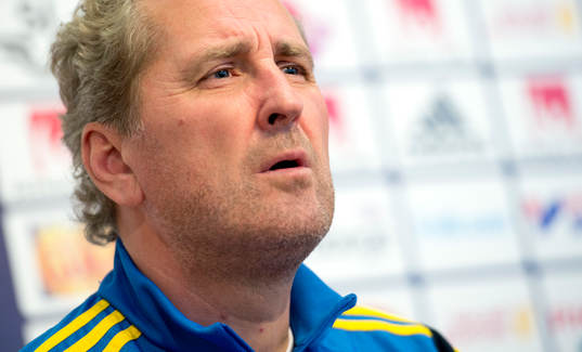 Sveriges förbundskapten Erik Hamrén