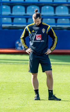 Sveriges Zlatan Ibrahimovic