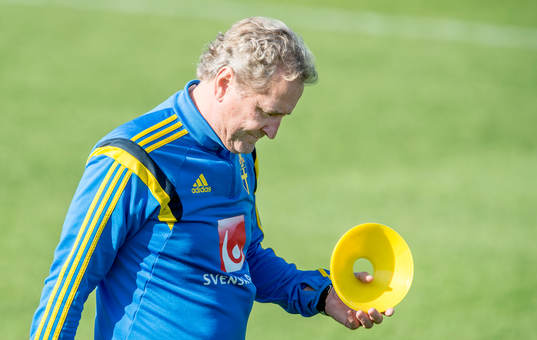 Sveriges förbundskapten Erik Hamrén