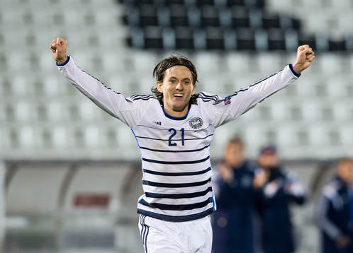 Fotboll, EM-Kval, Serbien - Danmark