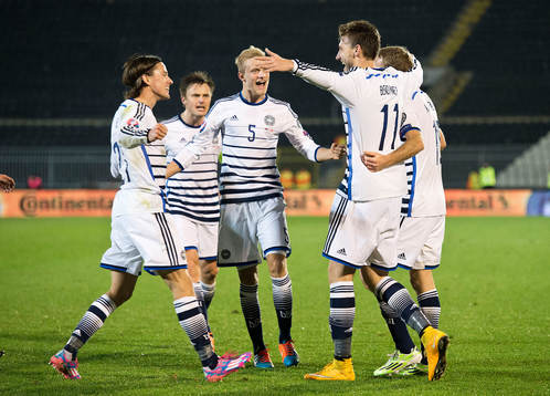 Fotboll, EM-Kval, Serbien - Danmark