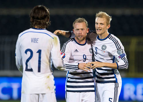 Fotboll, EM-Kval, Serbien - Danmark