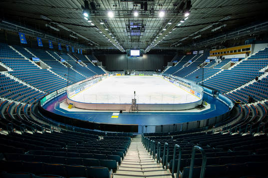 Generell vy över Hovets Isstadion