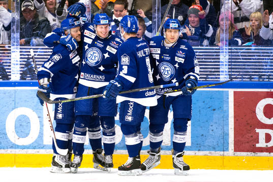 Leksands Kevin Kapstad, David Åslin, Linus Hultström och