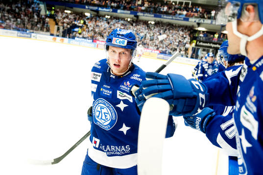 Leksands David Åslin jublar