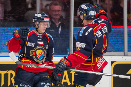 Djurgårdens Marcus Sörensen jublar