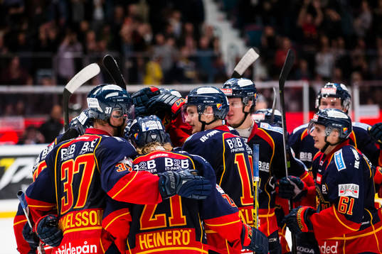Djurgårdens spelare jublar