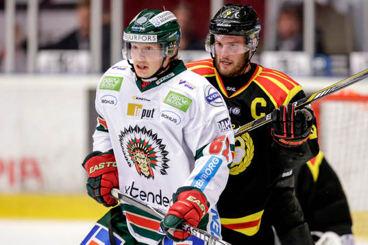 Frölundas Artturi Lehkonen och Brynäs Niclas Andersén
