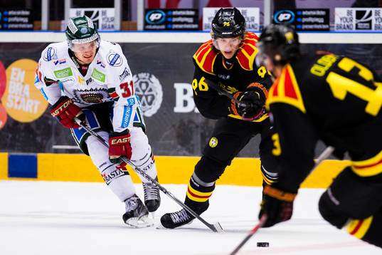 Frölundas Nicklas Lasu och Brynäs Oskar Lindblom