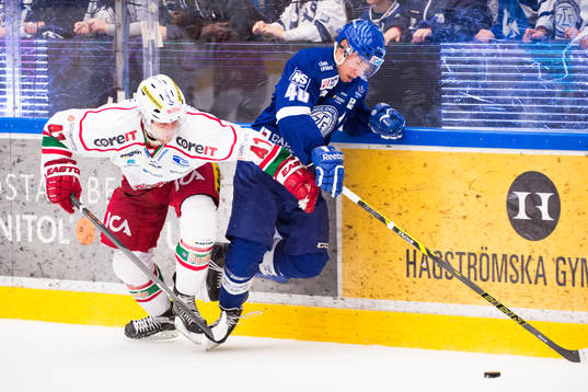 Modos Oscar Hedman och Leksands Tomi Sallinen