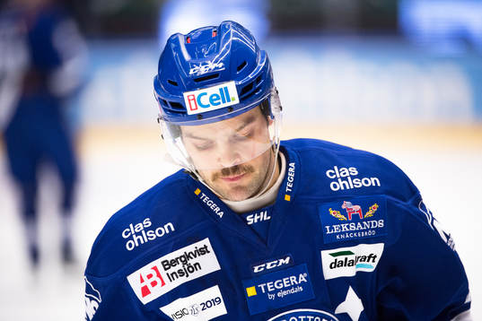 Leksands Kevin Kapstad deppar
