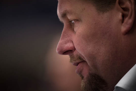 Leksands Huvudtränare Andreas Appelgren deppar