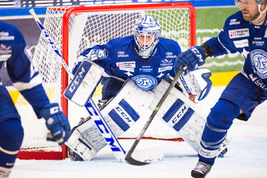Leksands målvakt Oscar Alsenfelt