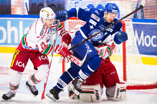 Modos Albin Carlson och Leksands Jens Bergenström