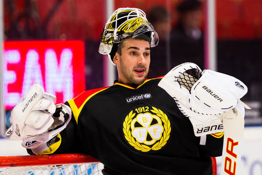 Brynäs målvakt Bernhard Starkbaum