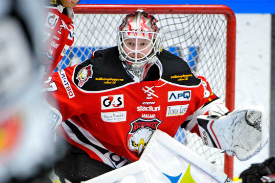 Malmö Redhawks målvakt Jonas Gunnarsson