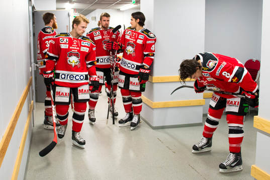 Malmö Redhawks spelare taggar upp