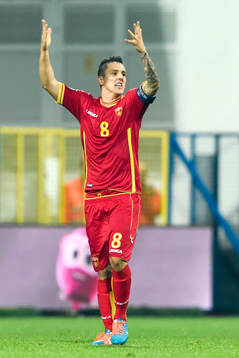 Montenegros Stevan Jovetic jublar