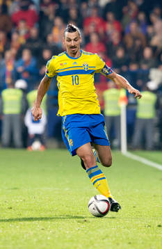 Sveriges Zlatan Ibrahimovic