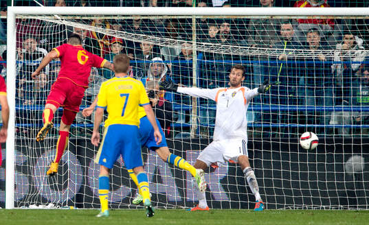 Sveriges målvakt Andreas Isaksson