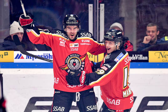 Luleås Stephen Dixon jublar