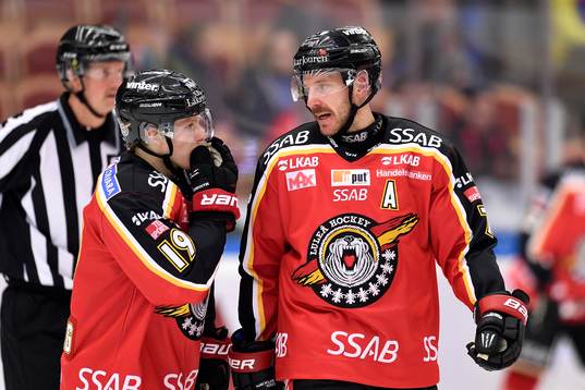 Luleås Daniel Mannberg och Jan Sandström