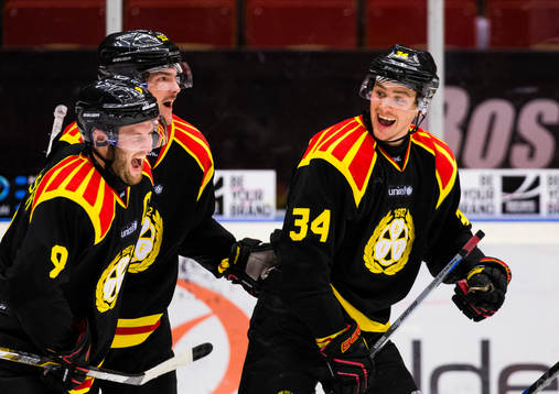 Brynäs Daniel Brodin jublar