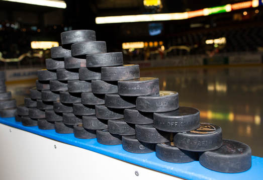 En generell bild av puckar uppbyggd som en pyramid
