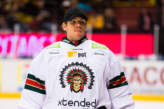 Frölundas målvakt Linus Fernström