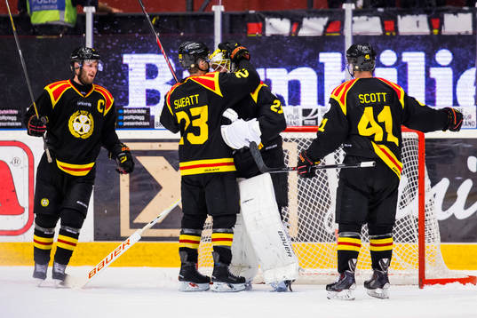 Brynäs Niclas Andersén, Bill Sweatt och Greg Scott