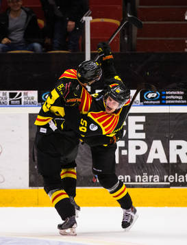 Brynäs Daniel Brodin jublar