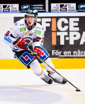 Frölundas Mattias Janmark med pucken