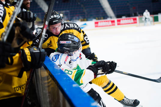s Martin Ahnelöv och Björklövens Tommy Wargh