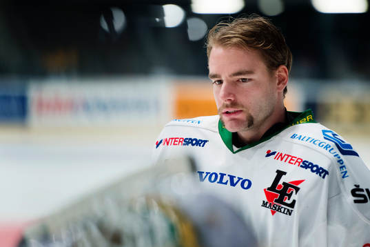 Björklövens målvakt Kevin Lindskoug