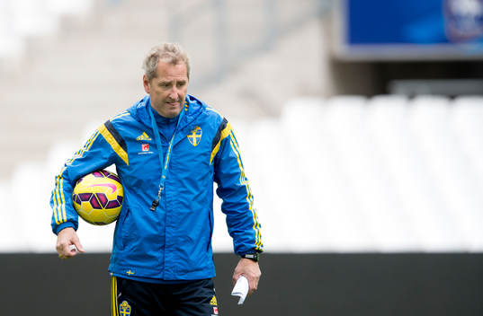 Sveriges förbundskapten Erik Hamrén