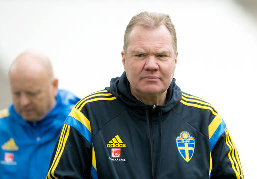 Svenska fotbollsförbundets ordförande Karl-Erik Nilsson