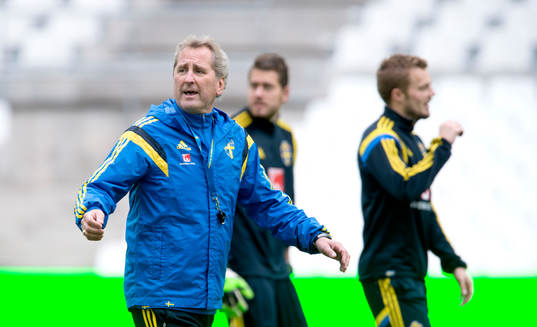 Sveriges förbundskapten Erik Hamrén