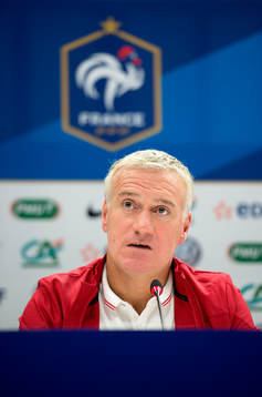Frankrikes förbundskapten Didier Deschamps